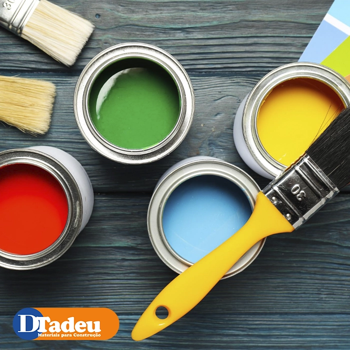 Tinta para acabamento de obras com resistência